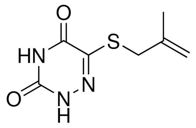 6-((2-METHYL-2-PROPENYL)THIO)-1,2,4-TRIAZINE-3,5(2H,4H)-DIONE