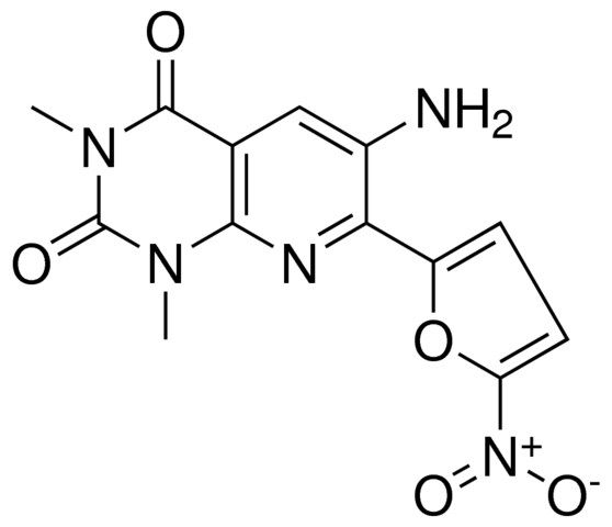 6-AMINO-1,3-DIMETHYL-7-(5-NITRO-2-FURYL)PYRIDO(2,3-D)PYRIMIDINE-2,4(1H,3H)-DIONE