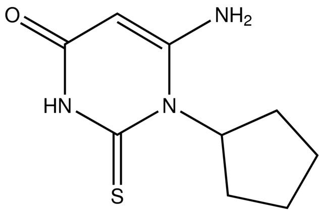 6-Amino-1-cyclopentyl-2-thioxo-2,3-dihydropyrimidin-4(1<i>H</i>)-one