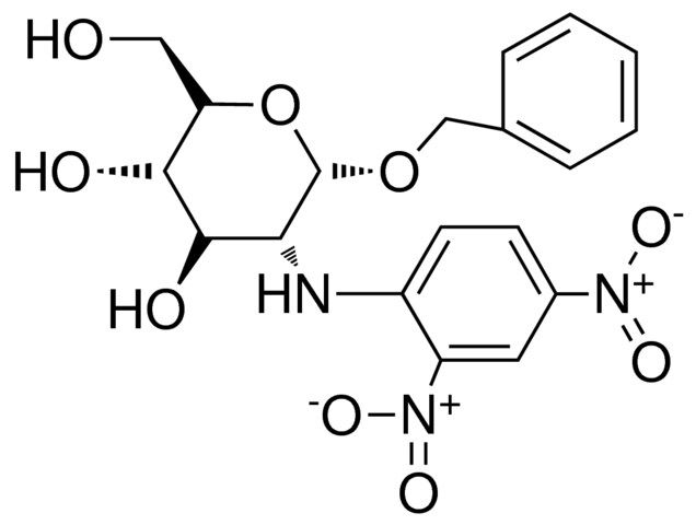 6-BENZYLOXY-5-(2,4-DINITRO-PHENYLAMINO)-2-HYDROXYMETHYL-4H-PYRAN-3,4-DIOL