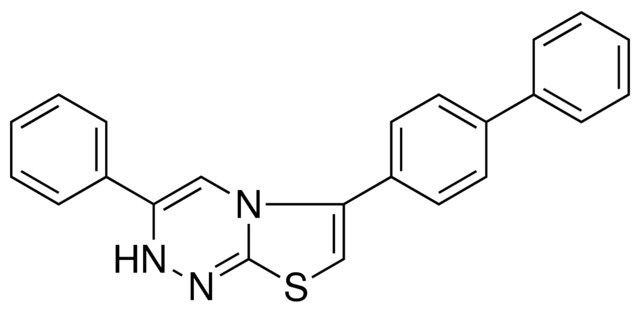 6-BIPHENYL-4-YL-3-PHENYL-2H-THIAZOLO(2,3-C)(1,2,4)TRIAZINE