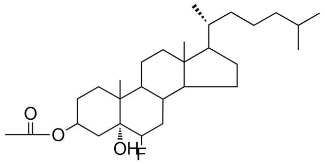 6-BETA-FLUORO-5-HYDROXY-5-ALPHA-CHOLESTAN-3-BETA-YL ACETATE