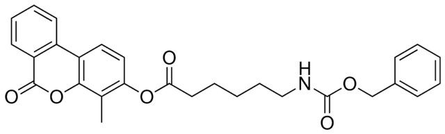 6-BENZYLOXYCARBONYLAMINO-HEXANOIC ACID 4-ME-6-OXO-6H-BENZO(C)CHROMEN-3-YL ESTER