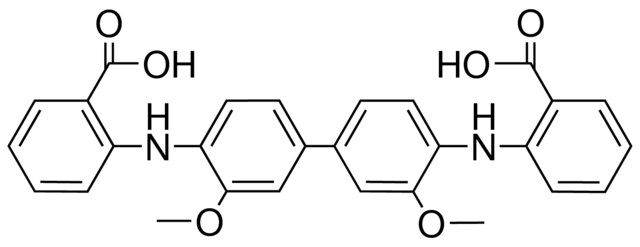 4,4'-BIS-(2-CARBOXYPHENYLAMINO)-3,3'-DIMETHOXYBIPHENYL