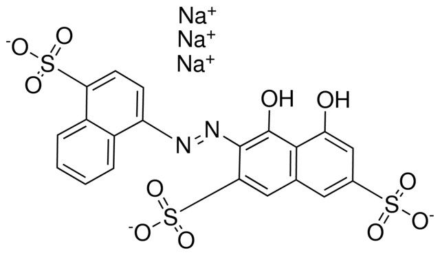 4,5-DIHYDROXY-3-(4-SULFO1NAPHTHYLAZO)27NAPHTHALENEDISULFONIC ACID TRISODIUM SALT