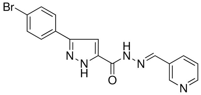 5-(4-BROMO-PHENYL)-2H-PYRAZOLE-3-CARBOXYLIC ACID PYRIDIN-3-YLMETHYLENE-HYDRAZIDE