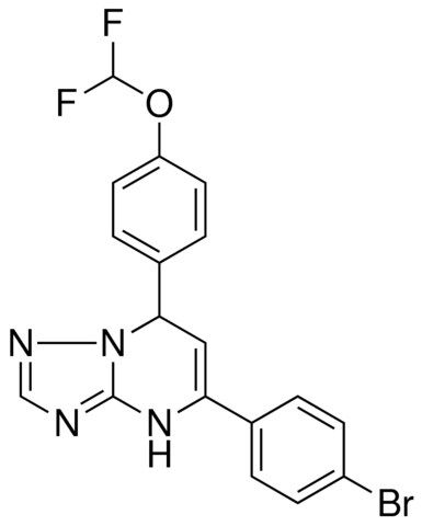 5-(4-BR-PH)-7-(4-DIFLUOROMETHOXY-PH)-4,7-2H-(1,2,4)TRIAZOLO(1,5-A)PYRIMIDINE