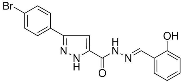 5-(4-BR-PHENYL)-2H-PYRAZOLE-3-CARBOXYLIC ACID (2-HYDROXY-BENZYLIDENE)-HYDRAZIDE