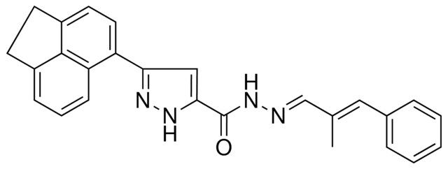 5-ACENAPHTHEN-5-YL-2H-PYRAZOLE-3-CARBOXYLIC ACID (2-ME-3-PH-ALLYLIDENE)HYDRAZIDE