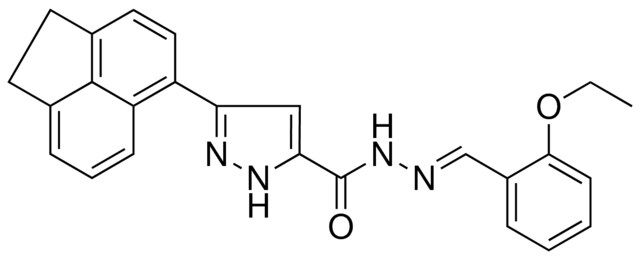 5-ACENAPHTHEN-5-YL-2H-PYRAZOLE-3-CARBOXYLIC ACID (2-ETHOXY-BENZYLIDENE)HYDRAZIDE