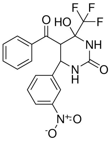 5-BENZOYL-4-HO-6-(3-NITRO-PH)-4-(TRIFLUOROMETHYL)TETRAHYDRO-2(1H)-PYRIMIDINONE