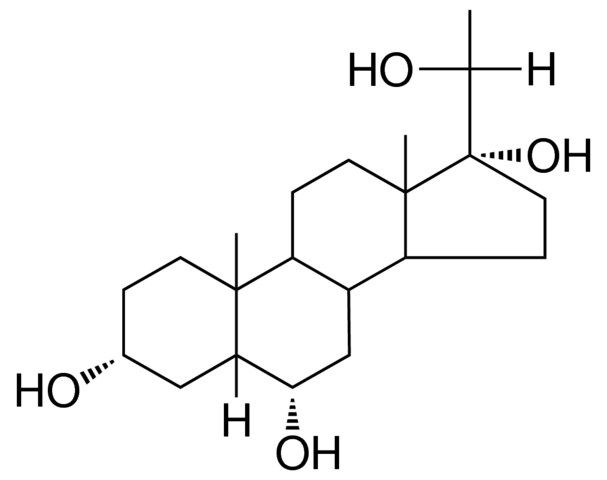 5-BETA-PREGNANE-3-ALPHA,6-ALPHA,17-ALPHA,20-BETA-TETROL