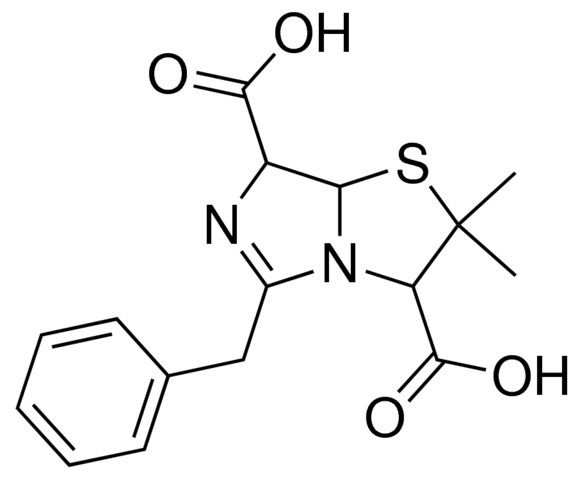 5-benzyl-2,2-dimethyl-2,3,7,7a-tetrahydroimidazo[5,1-b][1,3]thiazole-3,7-dicarboxylic acid