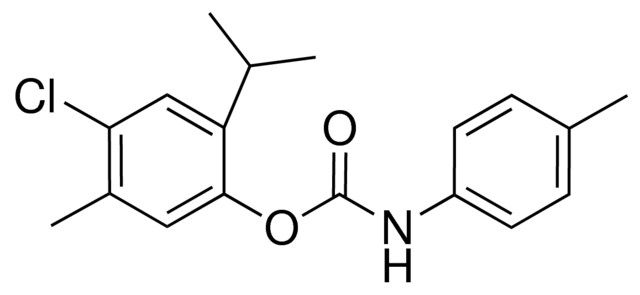 4-CHLORO-2-ISOPROPYL-5-METHYLPHENYL N-(P-TOLYL)CARBAMATE