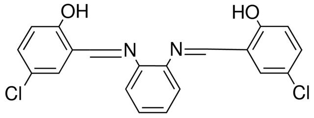 4-CHLORO-2-[({2-[(5-CHLORO-2-HYDROXYBENZYLIDENE)AMINO]PHENYL}IMINO)METHYL]PHENOL