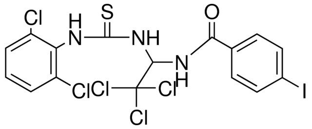 4-I-N-(2,2,2-TRICHLORO-1-(3-(2,6-DICHLORO-PHENYL)-THIOUREIDO)-ETHYL)-BENZAMIDE