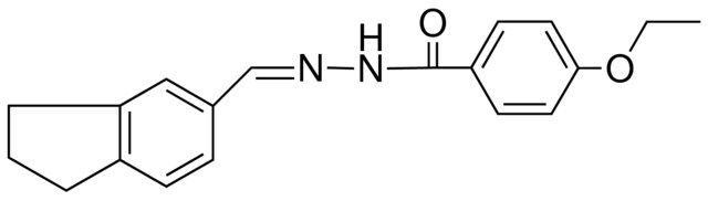 4-ETHOXYBENZOIC ACID (5-INDANYLMETHYLENE)-HYDRAZIDE