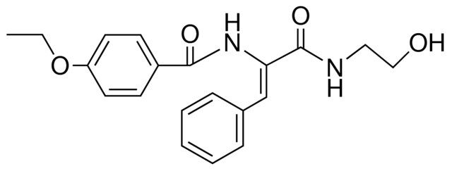 4-ETHOXY-N-(1-(2-HYDROXY-ETHYLCARBAMOYL)-2-PHENYL-VINYL)-BENZAMIDE