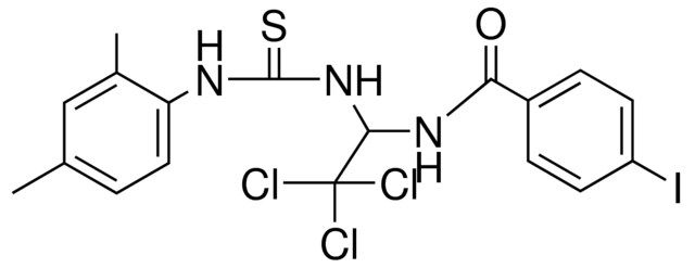 4-I-N-(2,2,2-TRICHLORO-1-(3-(2,4-DIMETHYL-PHENYL)-THIOUREIDO)-ETHYL)-BENZAMIDE