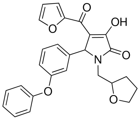 4-(2-FUROYL)-3-HYDROXY-5-(3-PHENOXYPHENYL)-1-(TETRAHYDRO-2-FURANYLMETHYL)-1,5-DIHYDRO-2H-PYRROL-2-ONE