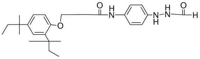 4-(2,4-DI-TERT-PENTYLPHENOXY)-N-(4-(FORMYLHYDRAZINO)PHENYL)-BUTYRAMIDE