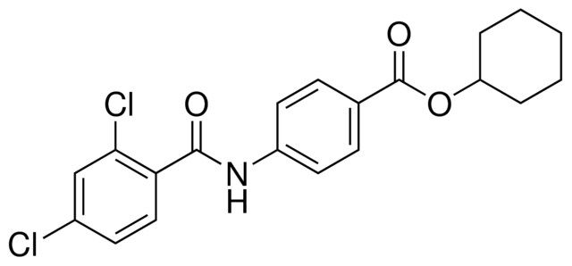 4-(2,4-DICHLORO-BENZOYLAMINO)-BENZOIC ACID CYCLOHEXYL ESTER