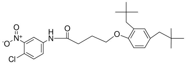 4-(2,4-BIS-(2,2-DIMETHYL-PROPYL)-PHENOXY)-N-(4-CHLORO-3-NITRO-PHENYL)-BUTYRAMIDE