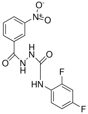 4-(2,4-DIFLUOROPHENYL)-1-(3-NITROBENZOYL)SEMICARBAZIDE