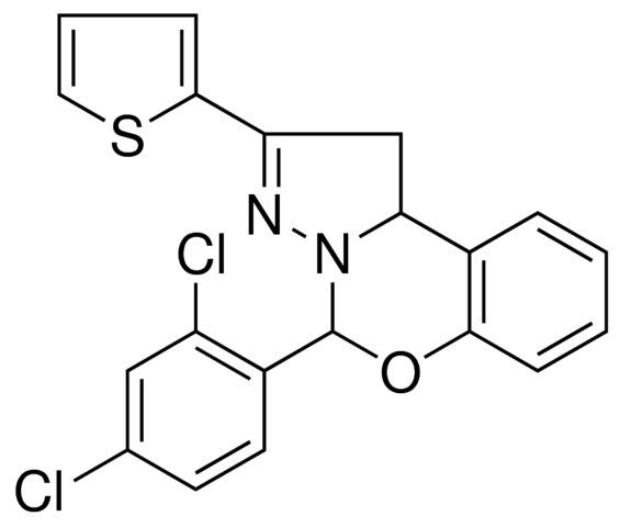 4-(2,4-DICHLORO-PH)-2-THIOPHEN-2-YL-2H-5-OXA-3,3A-DIAZA-CYCLOPENTA(A)NAPHTHALENE