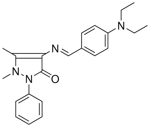 4-(4-(DIETHYLAMINO)BENZYLIDENEAMINO)ANTIPYRINE