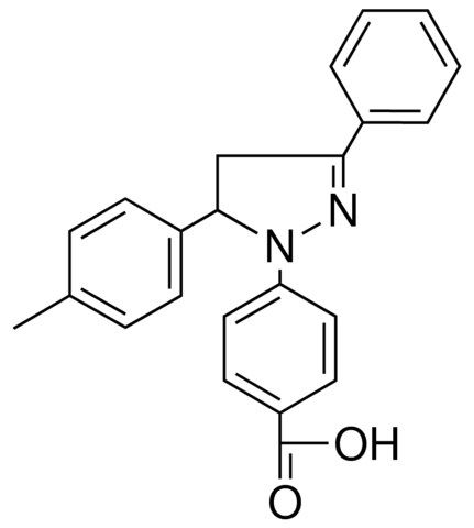 4-(3-PHENYL-5-P-TOLYL-4,5-DIHYDRO-PYRAZOL-1-YL)-BENZOIC ACID