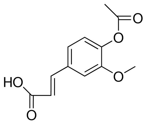 4-Acetoxy-3-methoxycinnamic acid