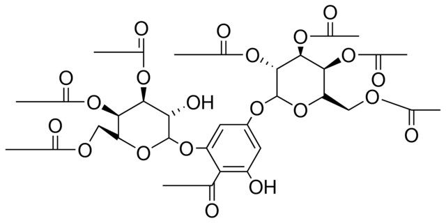 4-ACETYL-3-HYDROXY-5-[(3,4,6-TRI-O-ACETYL-L-GALACTOPYRANOSYL)OXY]PHENYL 2,3,4,6-TETRA-O-ACETYL-D-GALACTOPYRANOSIDE