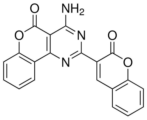 4-AMINO-2-(2-OXO-2H-CHROMEN-3-YL)-5H-CHROMENO(4,3-D)PYRIMIDIN-5-ONE