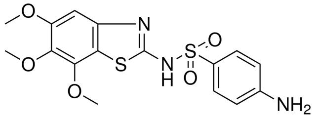 4-AMINO-N-(5,6,7-TRIMETHOXY-BENZOTHIAZOL-2-YL)-BENZENESULFONAMIDE