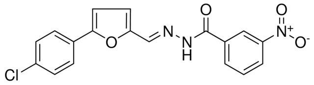 3-NITRO-BENZOIC ACID (5-(4-CHLORO-PHENYL)-FURAN-2-YLMETHYLENE)-HYDRAZIDE