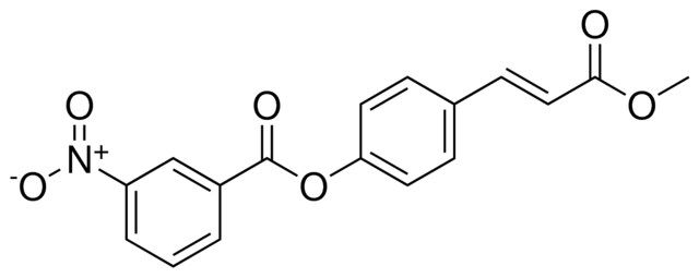 3-NITRO-BENZOIC ACID 4-(2-METHOXYCARBONYL-VINYL)-PHENYL ESTER