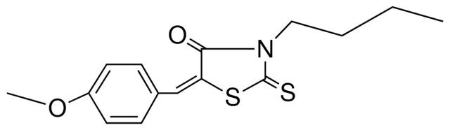 3-N-BUTYL-5-(4-METHOXYBENZYLIDENE)RHODANINE