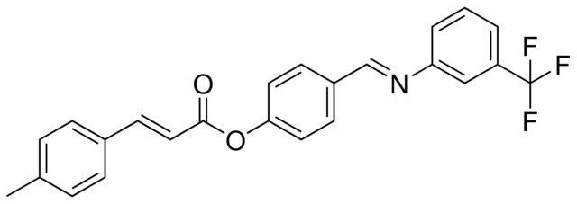 3-P-TOLYL-ACRYLIC ACID 4-((3-TRIFLUOROMETHYL-PHENYLIMINO)-METHYL)-PHENYL ESTER