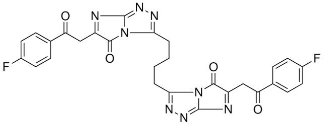 3,3'-(BUTANE-1,4-DIYL)BIS(6-(2-(4-FLUOROPHENYL)-2-OXOETHYL)-5H-IMIDAZO[2,1-C][1,2,4]TRIAZOL-5-ONE)