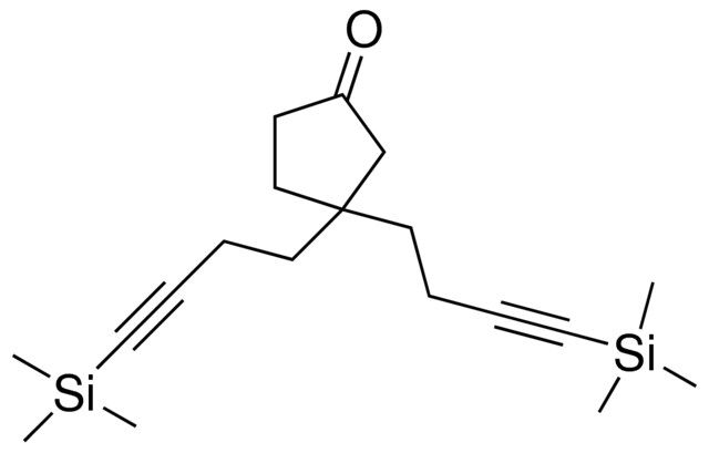 3,3-BIS[4-(TRIMETHYLSILYL)-3-BUTYNYL]CYCLOPENTANONE