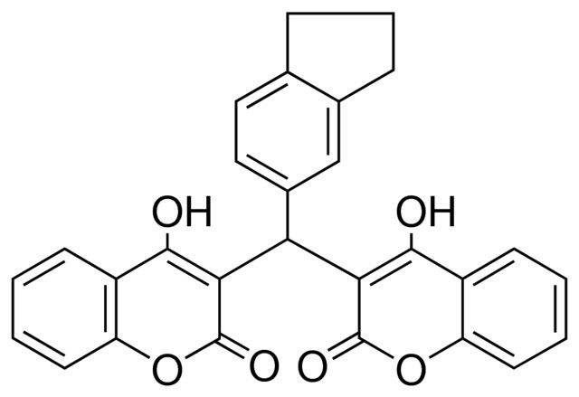 3,3'-(5-INDANYLMETHYLENE)BIS(4-HYDROXYCOUMARIN)