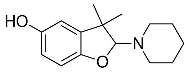 3,3-dimethyl-2-(1-piperidinyl)-2,3-dihydro-1-benzofuran-5-ol