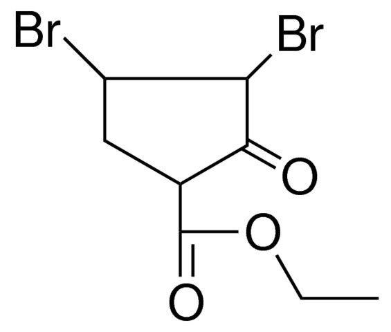 3,4-DIBROMO-2-OXO-CYCLOPENTANECARBOXYLIC ACID ETHYL ESTER