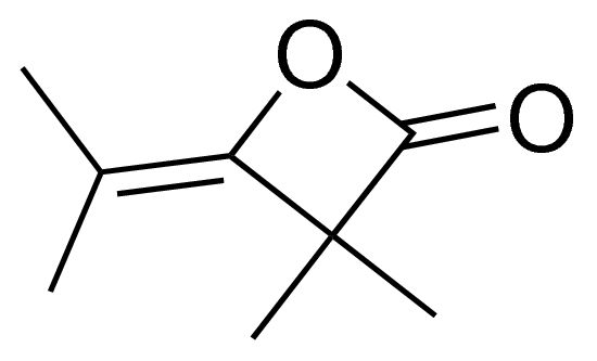 3,3-dimethyl-4-(1-methylethylidene)-2-oxetanone