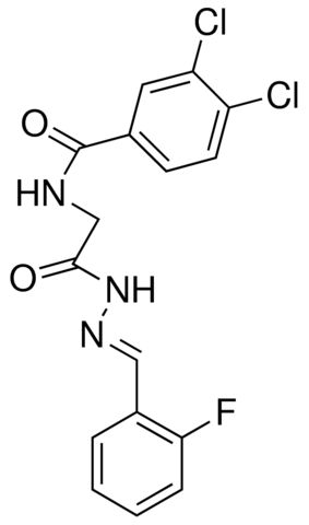 3,4-DICHLOROHIPPURIC (2-FLUOROBENZYLIDENE)HYDRAZIDE