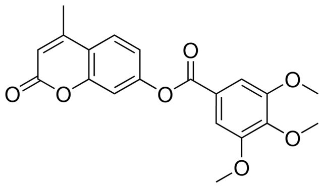 3,4,5-TRIMETHOXY-BENZOIC ACID 4-METHYL-2-OXO-2H-CHROMEN-7-YL ESTER