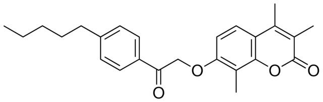 3,4,8-TRIMETHYL-7-(2-OXO-2-(4-PENTYLPHENYL)ETHOXY)-2H-CHROMEN-2-ONE