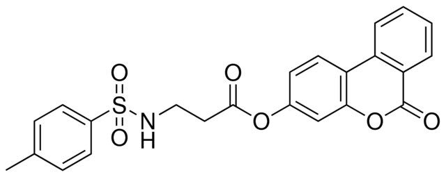 3-(TOLUENE-4-SULFONYLAMINO)-PROPIONIC ACID 6-OXO-6H-BENZO(C)CHROMEN-3-YL ESTER