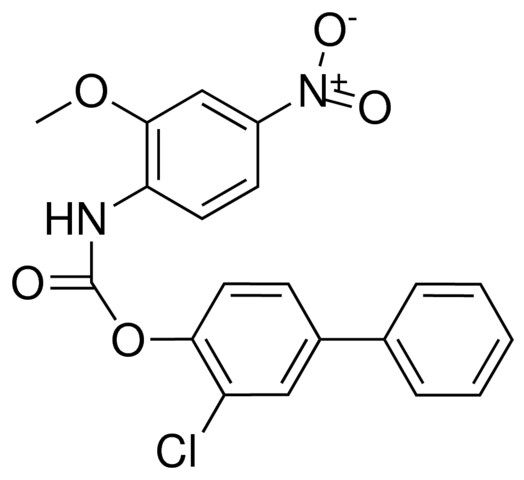 3-CHLORO-4-BIPHENYLYL N-(2-METHOXY-4-NITROPHENYL)CARBAMATE